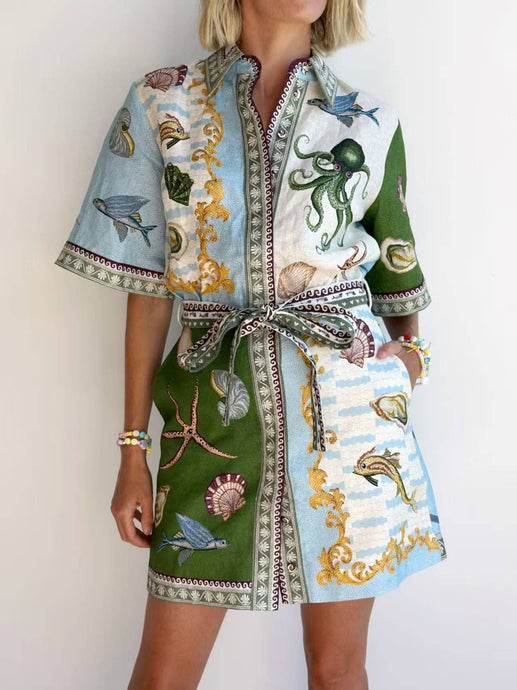 Maritime Summer Dress