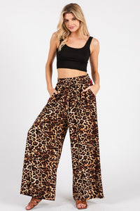Leopard Track Pants