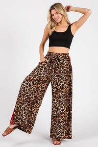 Leopard Track Pants