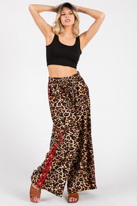 Leopard Track Pants
