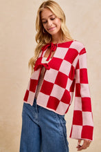 Sweetheart Checkered Sweater