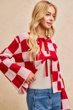 Sweetheart Checkered Sweater