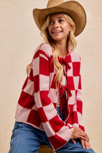 Sweetheart Checkered Sweater