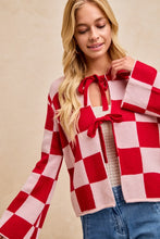 Sweetheart Checkered Sweater
