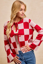 Sweetheart Checkered Sweater