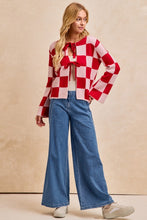 Sweetheart Checkered Sweater