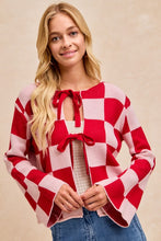 Sweetheart Checkered Sweater