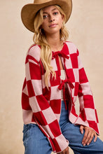 Sweetheart Checkered Sweater