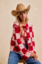 Sweetheart Checkered Sweater