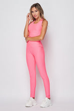 Honeycomb Workout Set in Hot Pink