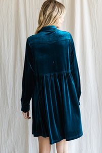 All the Feels Velvet Dress