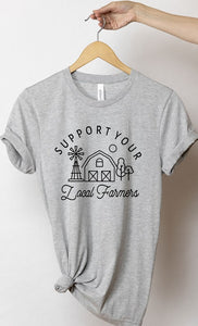 Support Your Local Farmers Windmill Graphic Tee