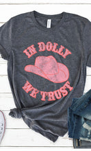 Retro In Dolly We Trust Hat Graphic Tee PLUS