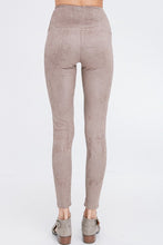 High Waist Suede Leggings