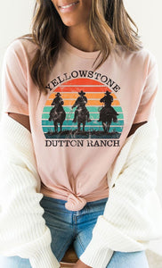 Yellowstone Dutton Ranch Western Graphic Tee