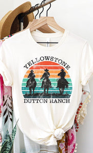 Yellowstone Dutton Ranch Western Graphic Tee