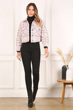 Plaid Cropped Jacket