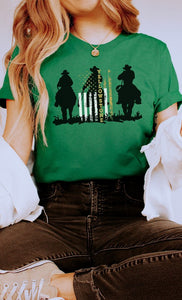 Yellowstone Cowboy Silhouette Graphic Tee