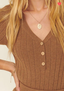 Ginger Knit Tee